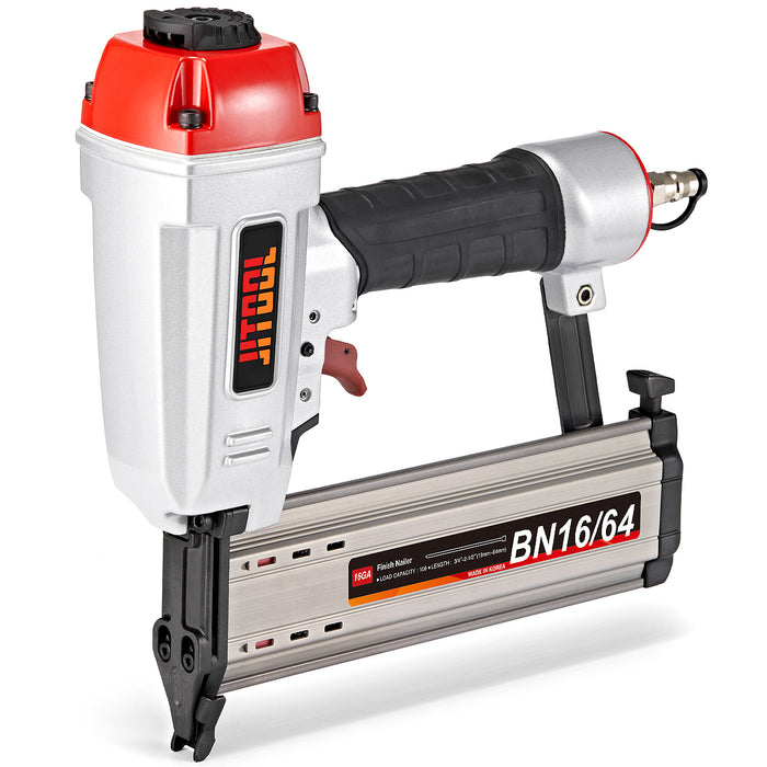 Máy bắn đinh T dùng khí nén JITOOL BN16/64 dùng khí nén, kích thước đinh 19mm - 64mm, cỡ đinh 16Ga