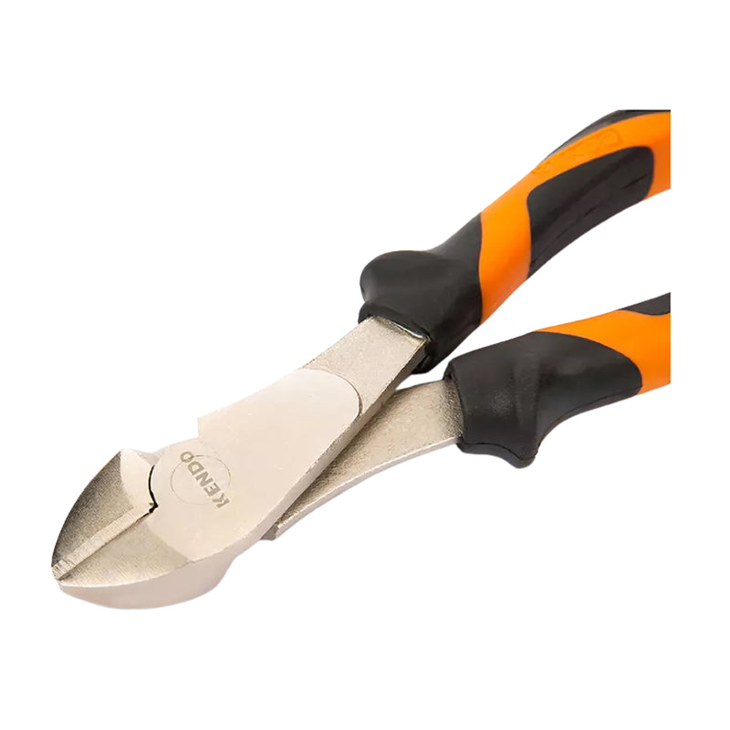 Kìm cắt chéo hạng nặng Kendo 10204 dài 7 inch (180mm) vật liệu thép carbon mạ nickel, hệ chuyên nghiệp