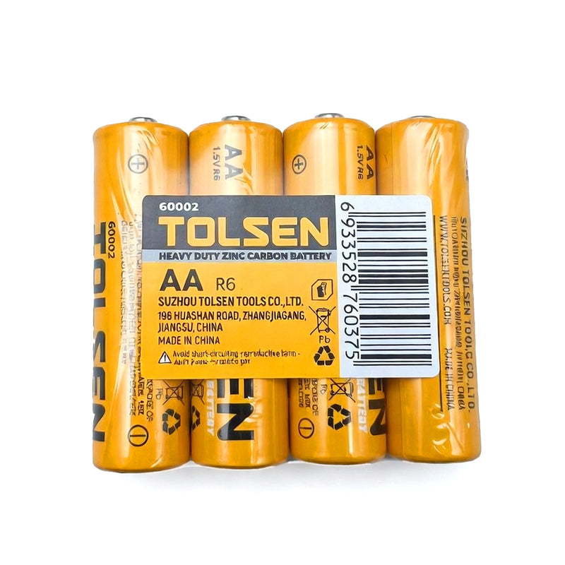 Vỉ 4 viên Pin AA (LR06) Tolsen 60002