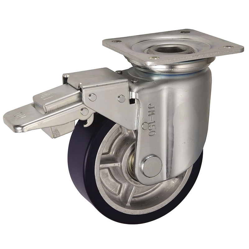 Bánh xe đẩy tải nặng Ukai JMB-Type có xoay, có khóa bánh, đường kính từ 100mm - 200mm