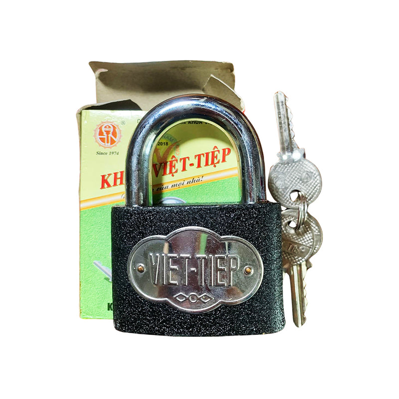 Ổ khóa treo bằng gang, Khóa kiểu bấm Việt Tiệp