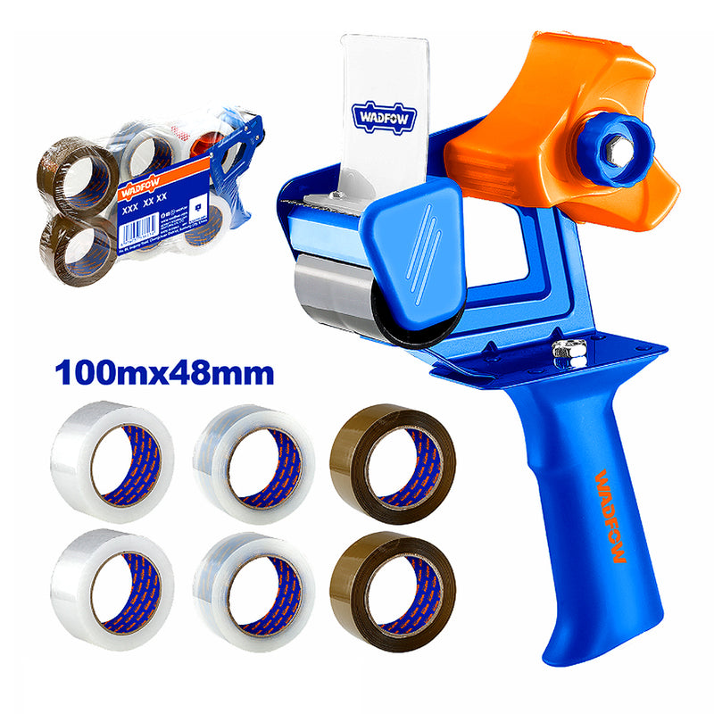 Bộ băng keo dán và dụng cụ cắt Wadfow WATS1301 đường kính băng keo 48mm