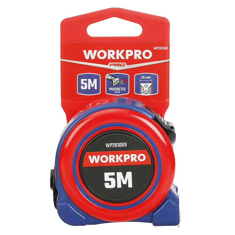 Thước cuộn thép phủ tylon Workpro chiều dài tử 3m - 7.5m