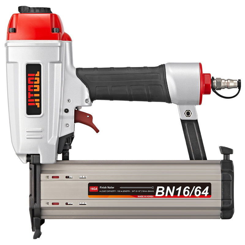 Máy bắn đinh T dùng khí nén JITOOL BN16/64 dùng khí nén, kích thước đinh 19mm - 64mm, cỡ đinh 16Ga