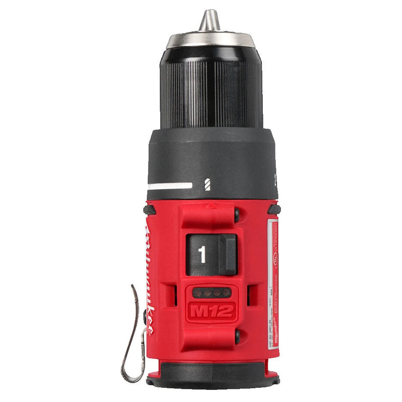 Máy khoan gỗ thép Milwaukee M12 BLDDRC dùng Pin 12V, đầu kẹp 10mm