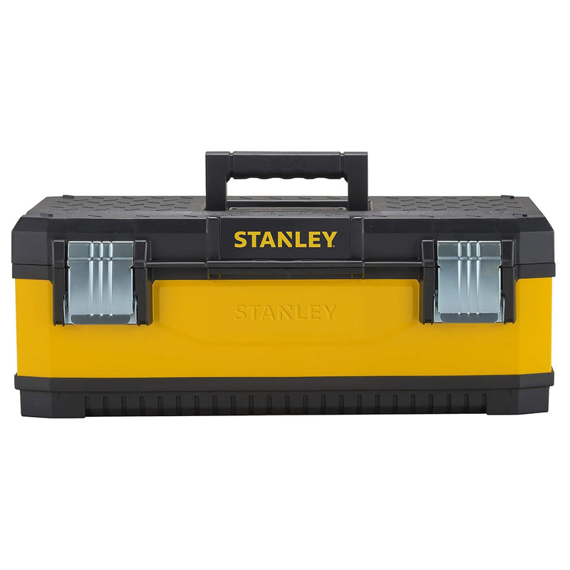 Hộp đựng dụng cụ nhựa kết hợp kim loại mạ kẽm Stanley 1-95-612 1-95-613 1-95-614 chốt khóa kim loại lớn