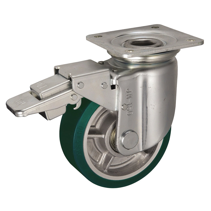 Bánh xe đẩy tải nặng Ukai JMB-Type có xoay, có khóa bánh, đường kính từ 100mm - 200mm