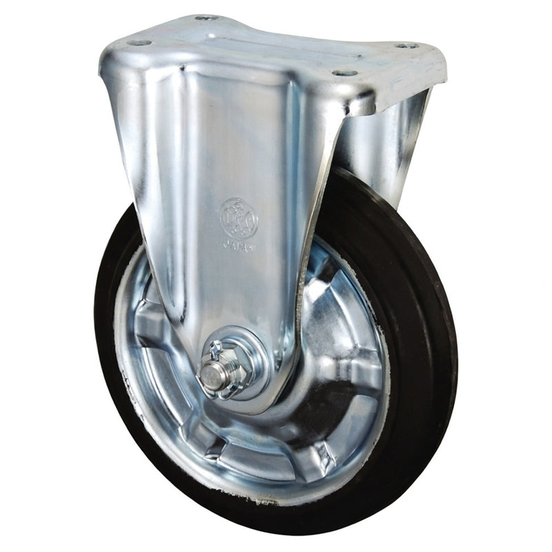 Bánh xe kéo Ukai KHW/KW-Type cố định, không khóa bánh, đường kính từ 150mm - 200mm
