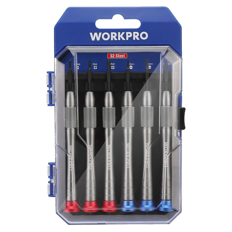 Bộ tua vít điện tử 6 chi tiết Workpro WP200549