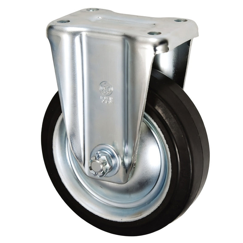 Bánh xe kéo Ukai KHW/KW-Type cố định, không khóa bánh, đường kính từ 150mm - 200mm