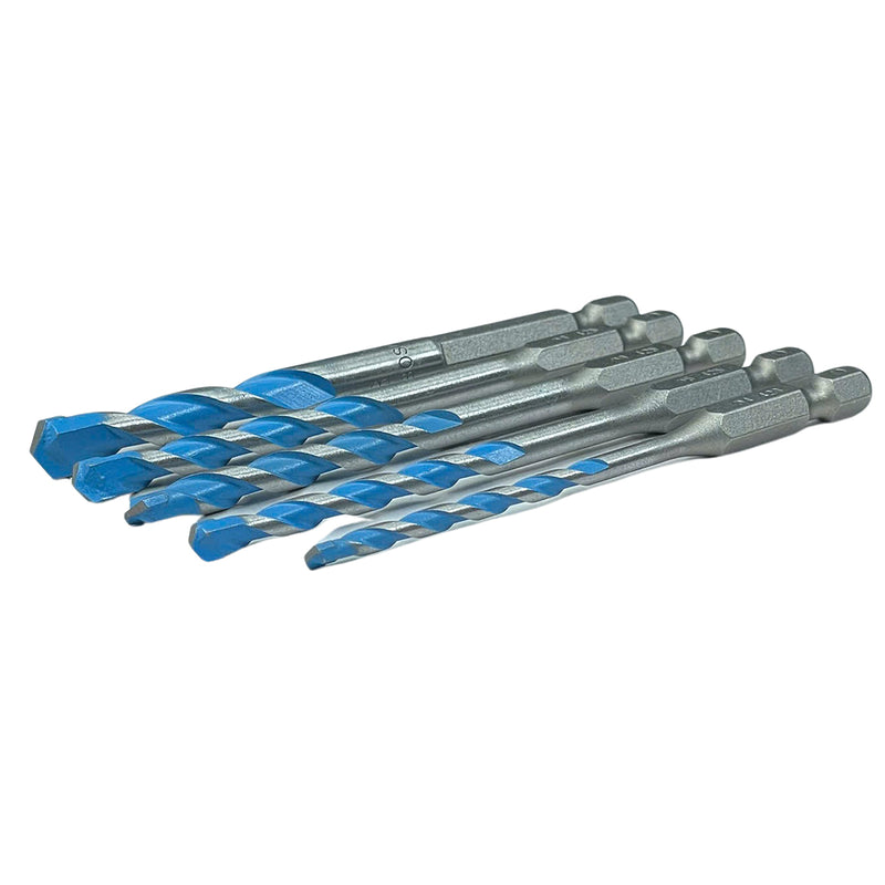 Vỉ 5 mũi khoan đa năng Bosch 2608900585 đường kính 4mm - 8mm, đuôi lục giác Hex-9