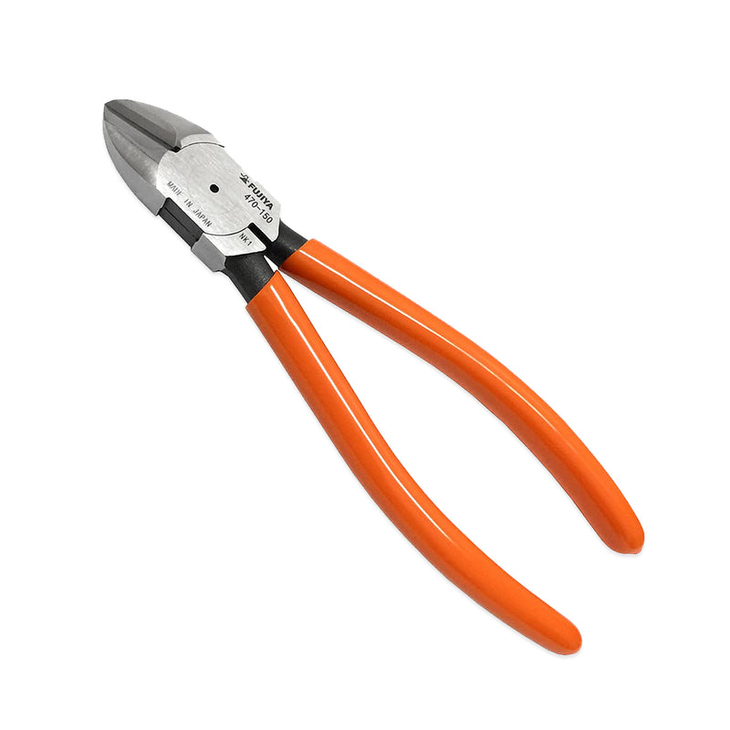 Kìm cắt chéo hạng nặng 150mm (6 inch) Fujiya 470-150, lưỡi cắt carbide cao cấp. Tiêu chuẩn RoHS. Xuất xứ Nhật Bản