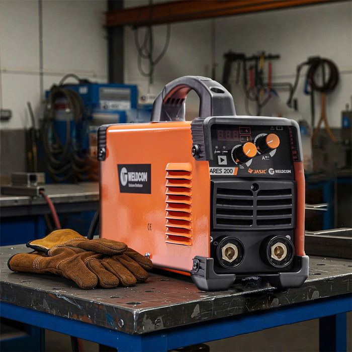 Máy hàn que Jasic ARES-200 dòng hàn tối đa 200A, hàn que từ 2.0mm - 5.0mm