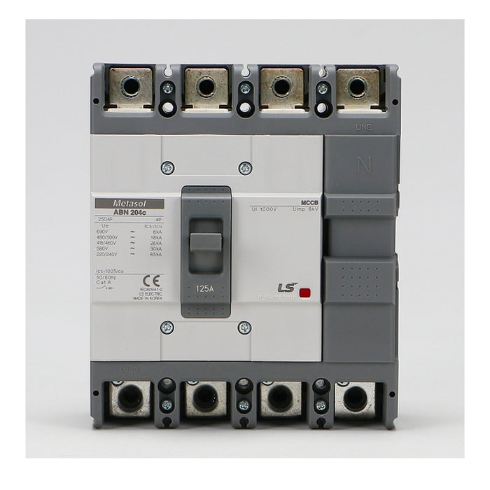 Cầu dao tự động MCCB 4P LS, tải danh định từ 15A ~ 1600A, dòng cắt từ 18kA ~ 75kA