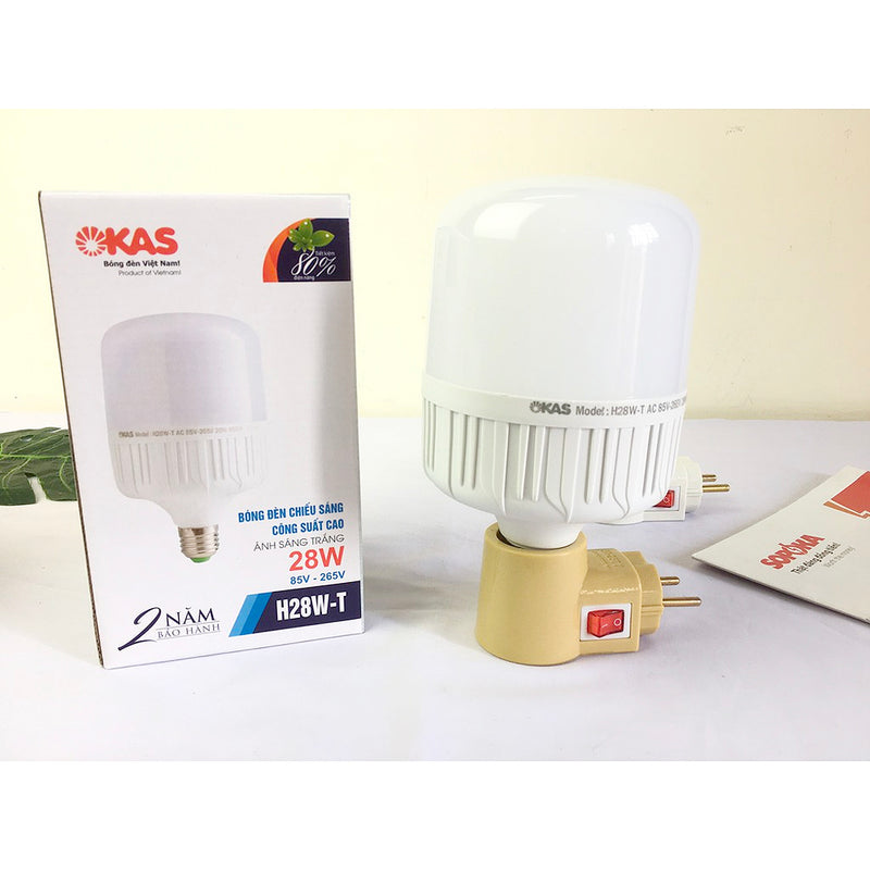 Bóng đèn Led SOPOKA thân nhựa (mã H) 220V/AC