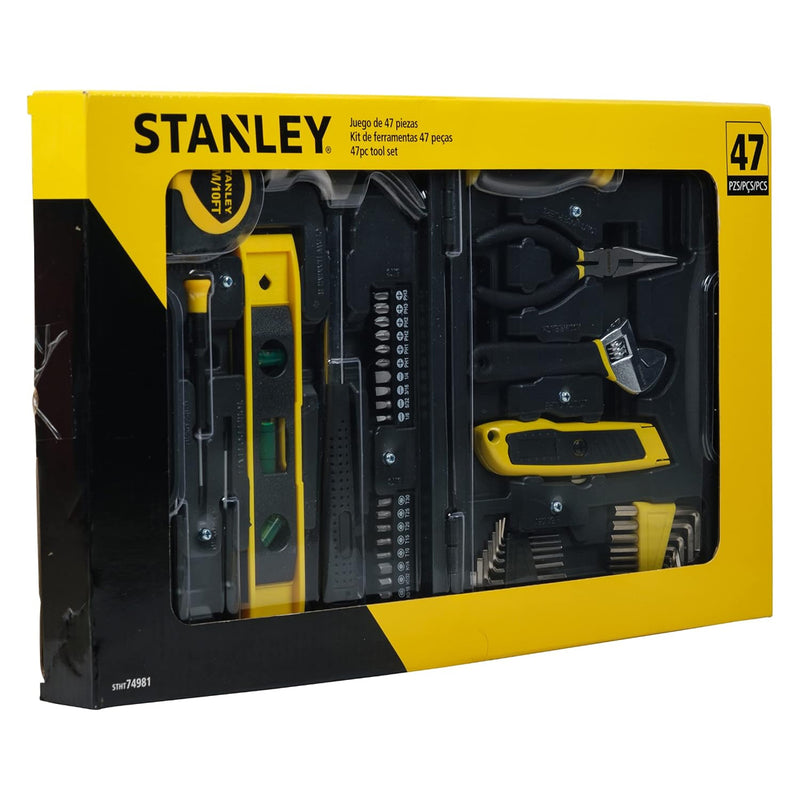 Bộ dụng cụ tổng hợp cơ bản cho gia đình 47 chi tiết Stanley STHT74981