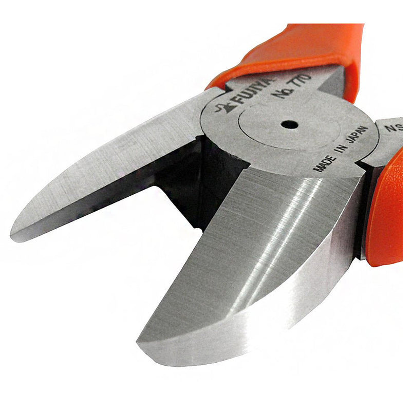 Kìm cắt có lò xo trợ lực, lưỡi cong nhẹ Fujiya 770 Series kích thước từ 150mm - 200mm