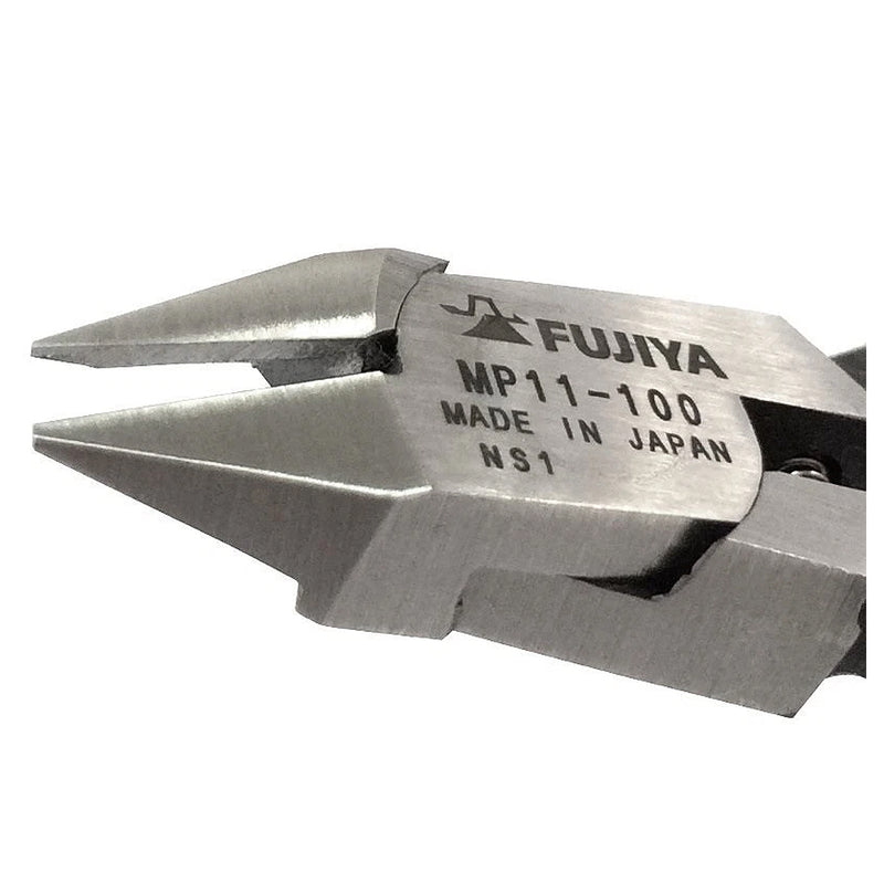 Kìm cắt mini, có lò xo trợ lực, lưỡi cong nhọn Fujiya MP11-100 kích thước 100mm