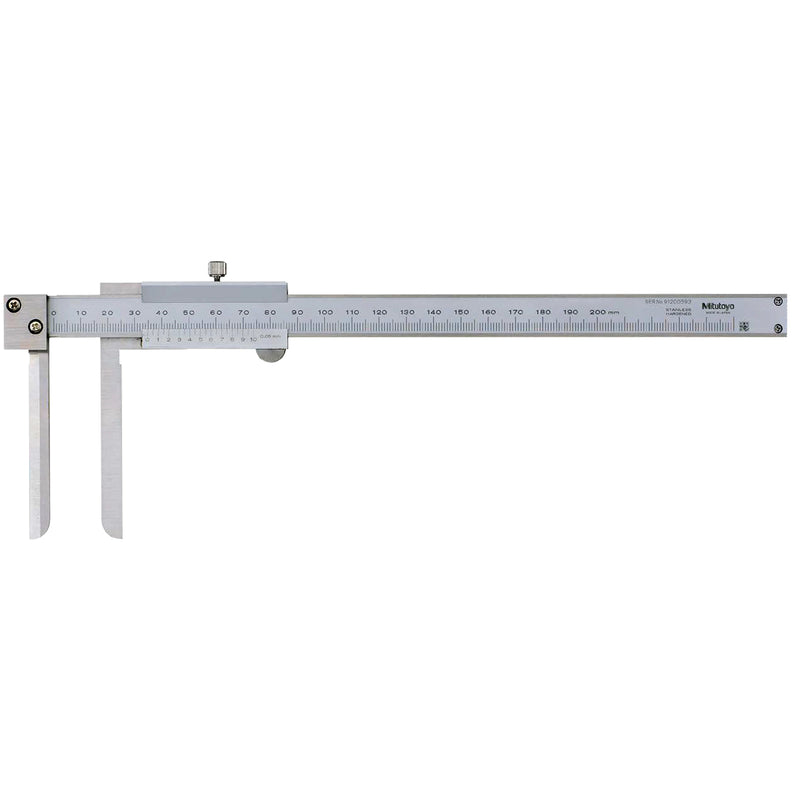 Thước kẹp cơ Mitutoyo Series 536, Inside Vernier Caliper - Knife-edge, Chuyên đo lòng trong, hàm kẹp lưỡi dao mảnh