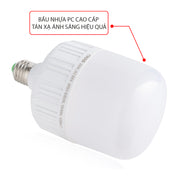 Bóng đèn LED tròn SOPOKA mã H công suất 18W 28W, dải áp rộng 85V-265V cho vùng điện yếu, chống nước mưa và côn trùng, ánh sáng trắng và vàng ấm.