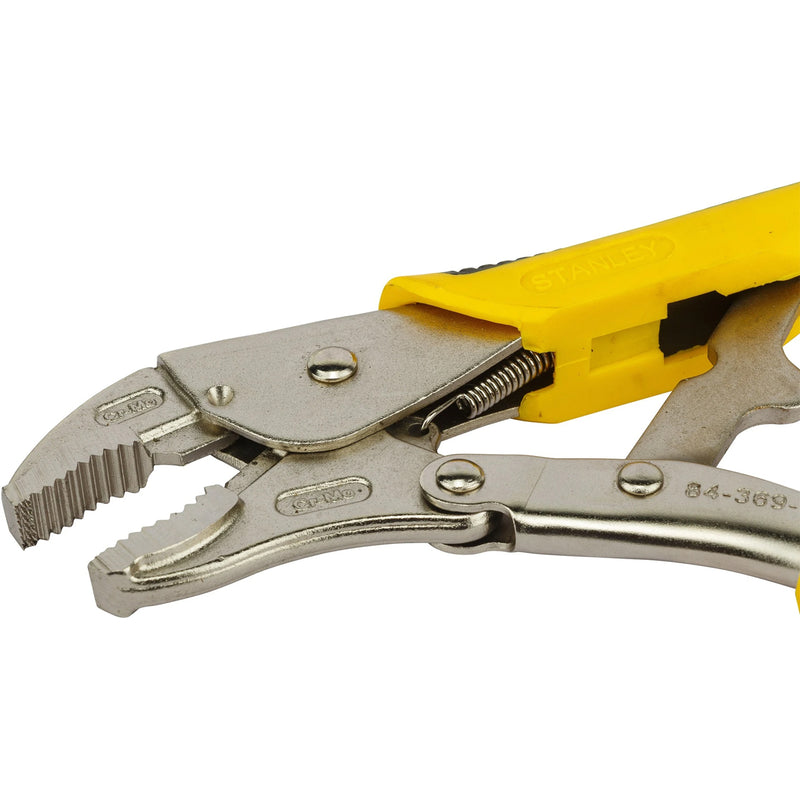 Kìm bấm chết hàm cong, tay cầm bọc cao su chống trượt Stanley 84-369-1-S chiều dài 254mm