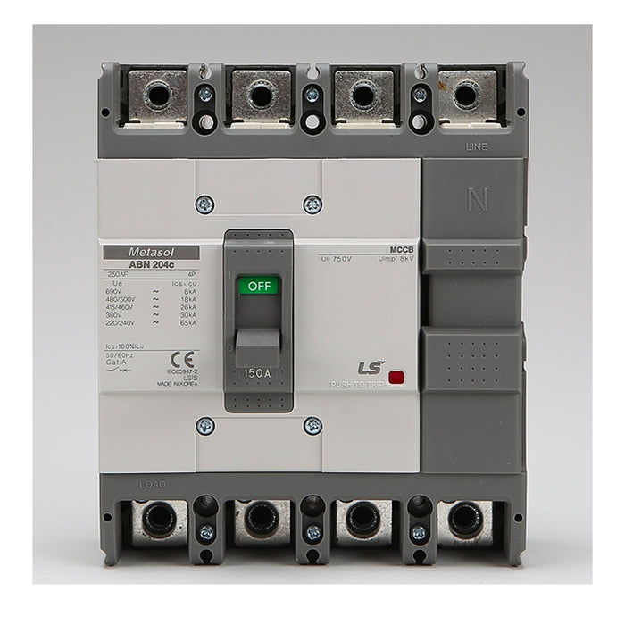 Cầu dao tự động MCCB 4P LS, tải danh định từ 15A ~ 1600A, dòng cắt từ 18kA ~ 75kA