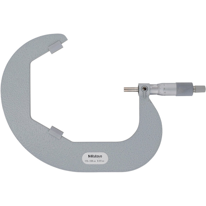 Panme Mitutoyo Series 114 - V Anvil Micrometers, đầu đo chữ V | Đo đường kính ngoài lưỡi cắt 3 cạnh (3 Flute cutting)