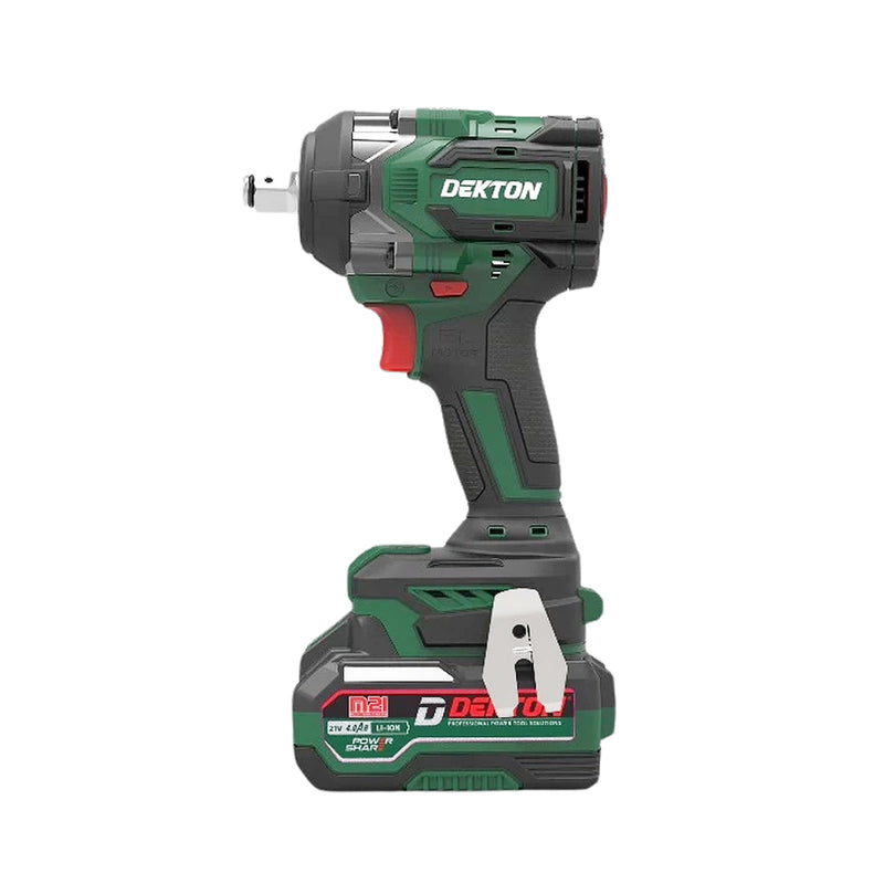 Máy siết bu lông Dekton M21-IW590Plus dùng pin 21V, mô-men xoắn 590Nm, cốt 1/2 inch (Phiên bản màu xanh)