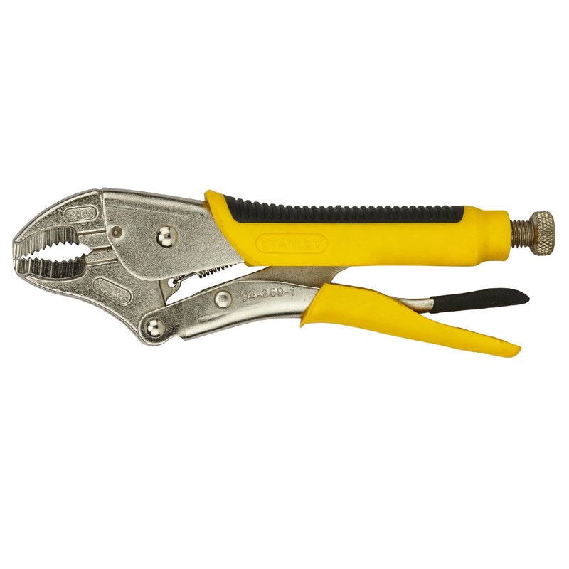 Kìm bấm chết hàm cong, tay cầm bọc cao su chống trượt Stanley 84-369-1-S chiều dài 254mm