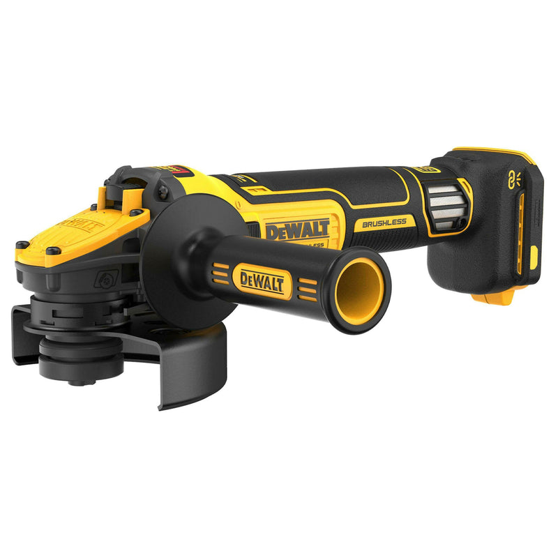 Máy mài góc Dewalt DCG409V, dùng Pin FLEXVOLT 20V/60VMax, đường kính lưỡi 100mm, công tắc trượt