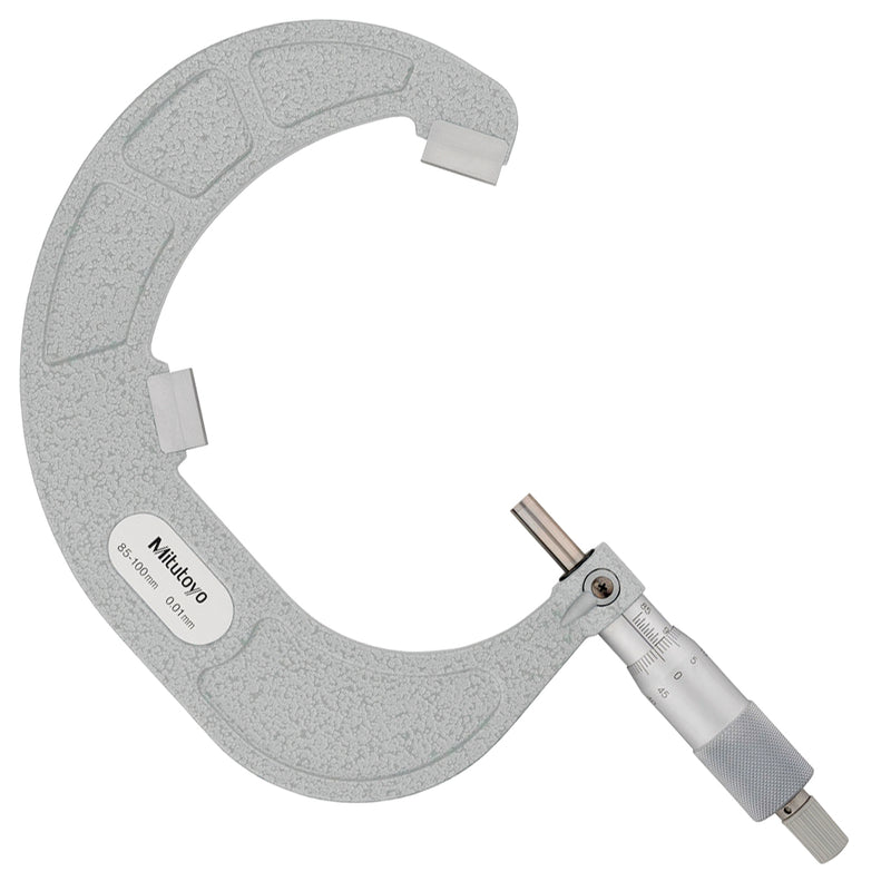 Panme Mitutoyo Series 114 - V Anvil Micrometers, đầu đo chữ V | Đo đường kính ngoài lưỡi cắt 3 cạnh (3 Flute cutting)