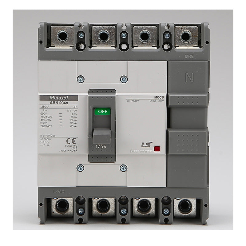 Cầu dao tự động MCCB 4P LS, tải danh định từ 15A ~ 1600A, dòng cắt từ 18kA ~ 75kA