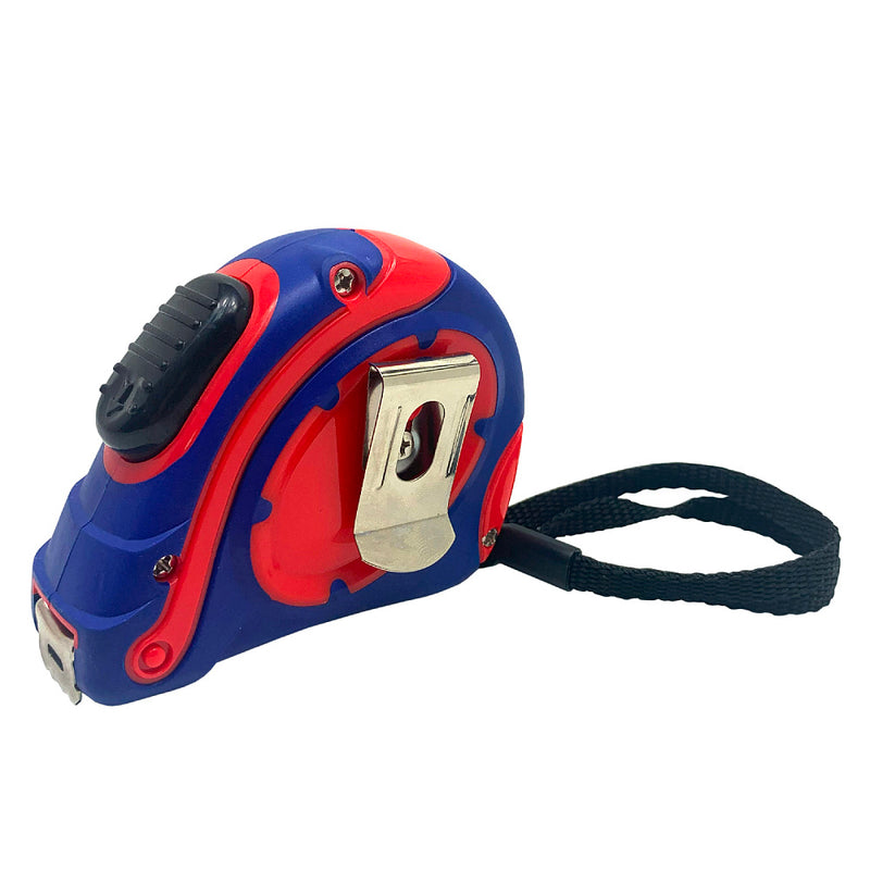 Thước kéo thép tự khóa loại tốt, nền vàng, số đo hệ met và inch Workpro