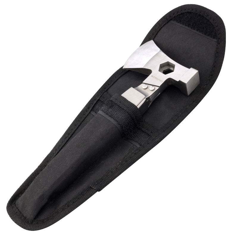 Rìu đa năng 12 trong 1, vật liệu bằng thép không gỉ Workpro WP383001