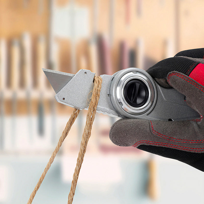 Dao gấp đa năng có đèn Led, thân dao bằng nhôm Workpro WP211009