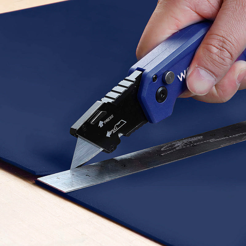 Dao gấp đa năng cán cầm bằng nhựa (Có nhiều màu để lựa chọn) Workpro
