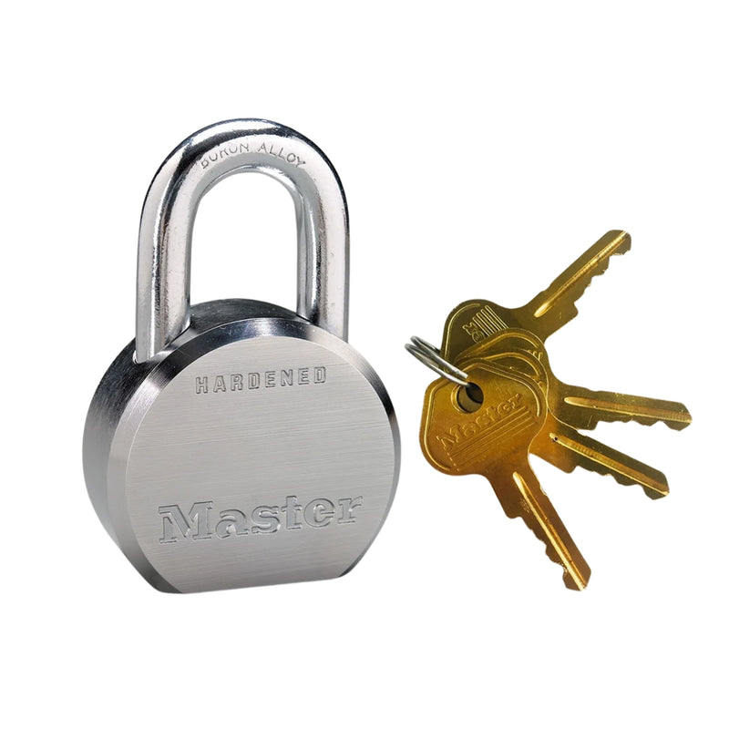 Ổ khóa treo Master Lock 6230 cao cấp, thân khóa bằng thép mạ chrome 64mm