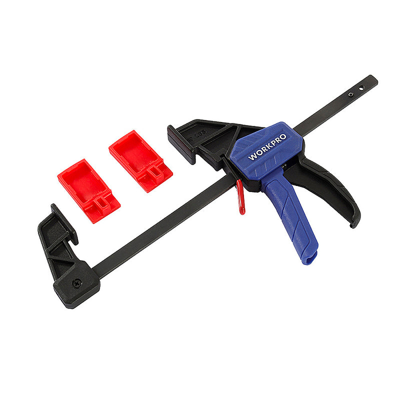 Cảo bóp mini kẹp nhanh 4 inches (100mm), lực bóp 25kg, có thể chuyển sang chế độ nong rộng Workpro WP232034