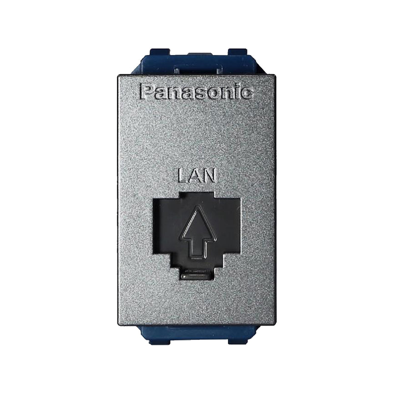 Ổ cắm data màu xám ánh kim Panasonic Halumie WEV2488MYH