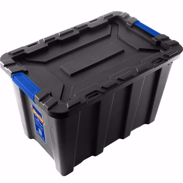 Hộp nhựa lưu trữ (màu đen) Wadfow, dung tích từ 25L - 100L, chất liệu nhựa PP
