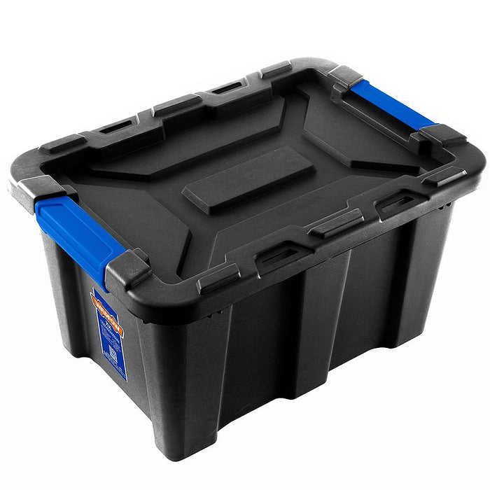 Hộp nhựa lưu trữ (màu đen) Wadfow, dung tích từ 25L - 100L, chất liệu nhựa PP