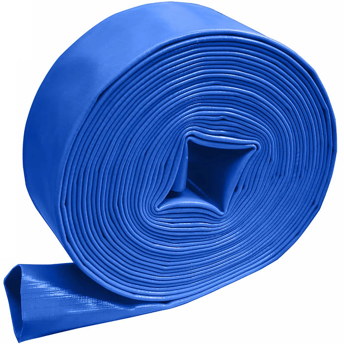 Ống nước PVC dạng phẳng Wadfow, chiều dài từ 50m - 100m, đường kính ống 51mm (2 inch), áp suất làm việc 4 bar