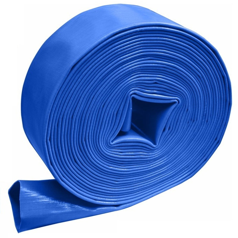 Ống nước PVC dạng phẳng Wadfow, chiều dài từ 50m - 100m, đường kính ống 76mm (3 inch), áp suất làm việc 4 bar