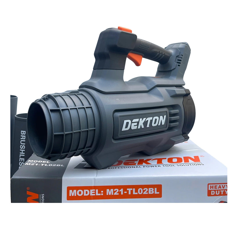 Máy thổi lá Dekton M21-TL02BL dùng pin 21V, lực gió tối đa 900m3/h (Chỉ có thân máy)