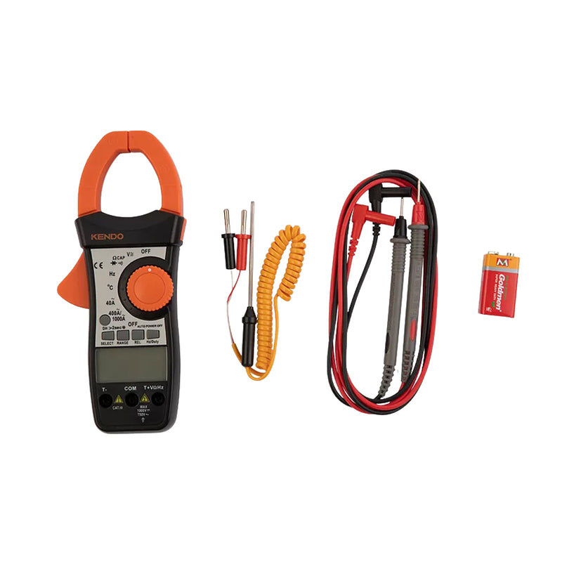 Ampe kìm đo dòng AC/DC Kendo 35463 điện áp đo 1000V, dòng điện 1000A