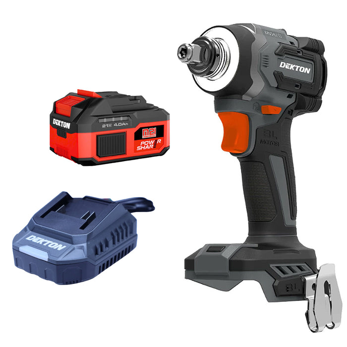 Máy vặn vít Dekton M21-CV250PLUS dùng pin 21V, lực siết 250Nm
