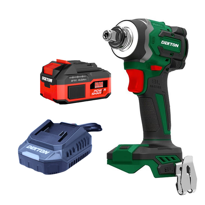 Máy vặn vít Dekton M21-CV250PLUS dùng pin 21V, lực siết 250Nm