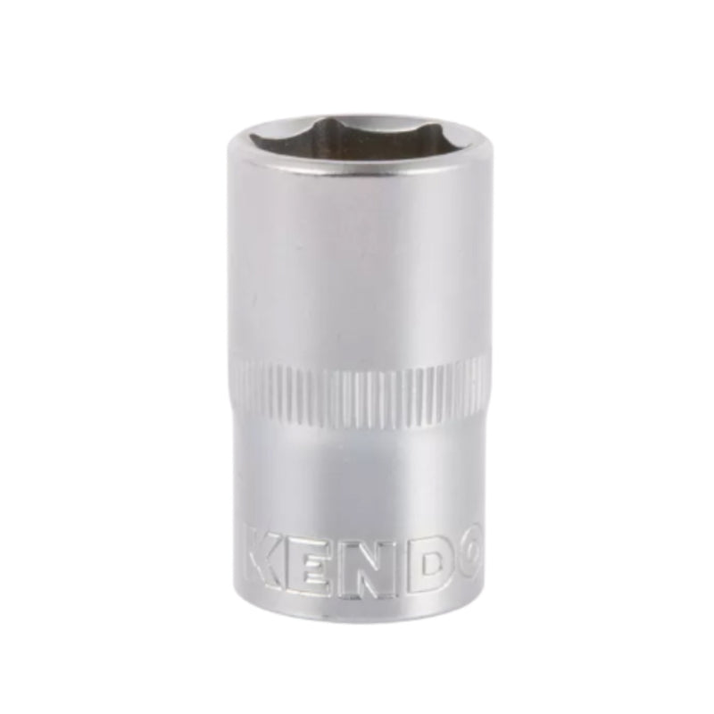 Đầu tuýp 6 cạnh 1/2 inch Kendo, loại thân dài, kích thước từ 8mm - 32mm, vật liệu thép Cr-V