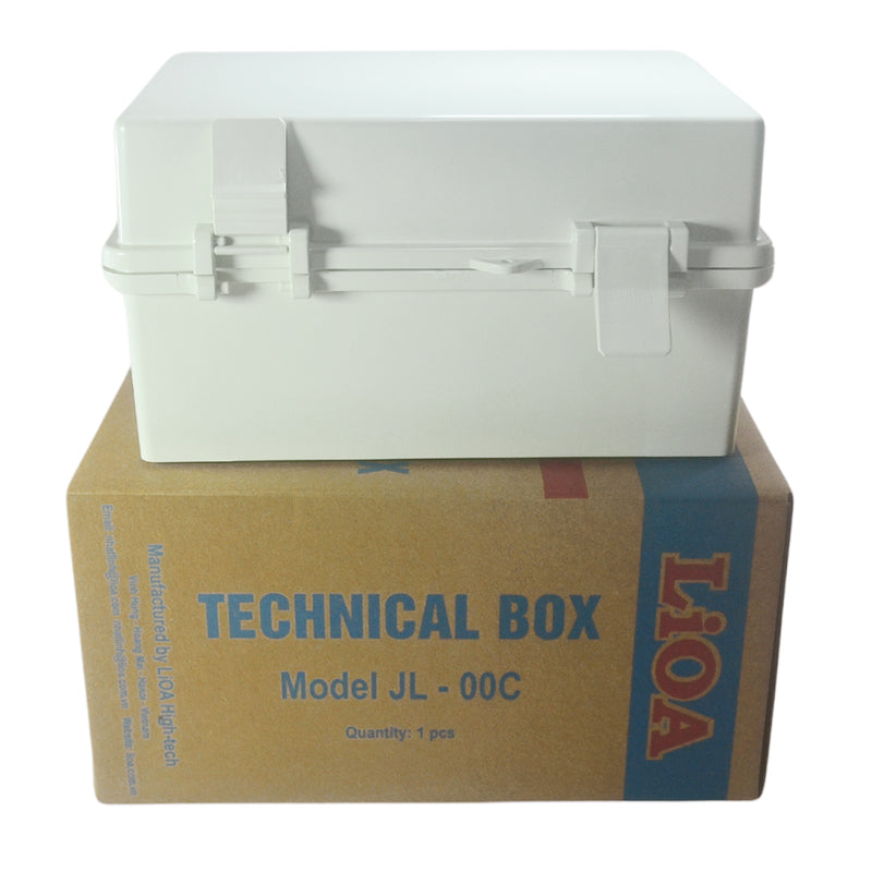 Hộp nổi kỹ thuật kín nước bằng vật liệu chống cháy LIOA, phù hợp làm tủ điện nhỏ lắp đặt trong nhà và ngoài trời