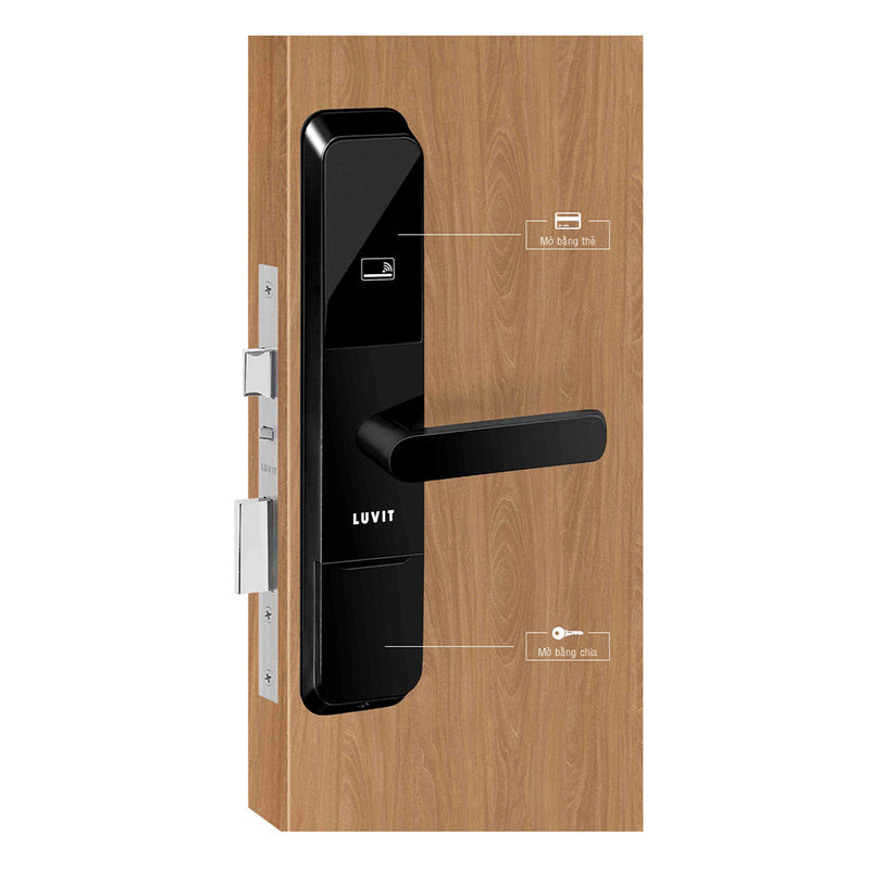 Khóa điện tử Việt Tiệp LUVIT 28207 tích hợp mở Khóa chìa và thẻ